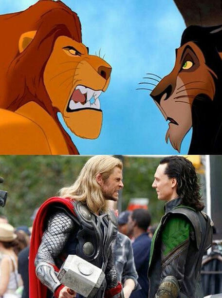 Thor and loky - meme