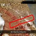 thats not my thing chipotle
