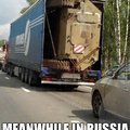 tank delivery in Russia