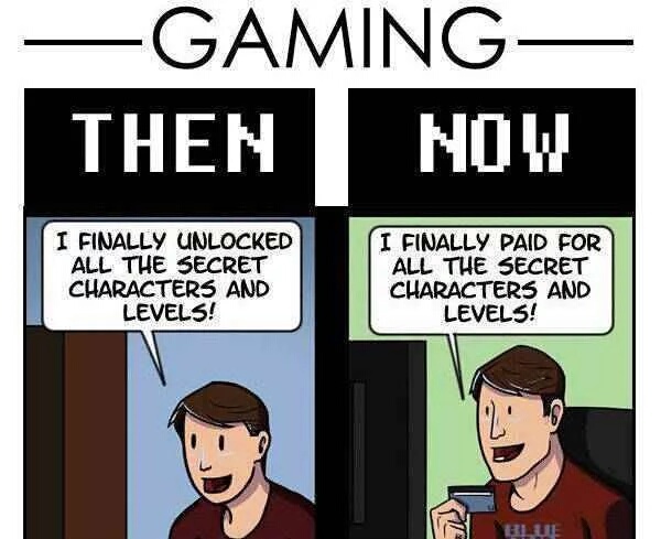Have we become lazier year after year at gaming? - meme