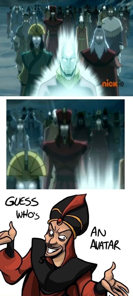 I just noticed something or someone from Avatar - meme