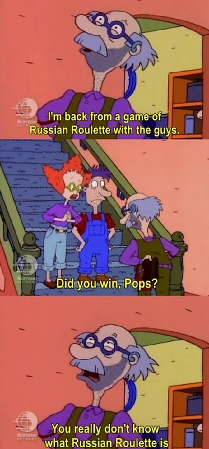 Russian roulette - meme