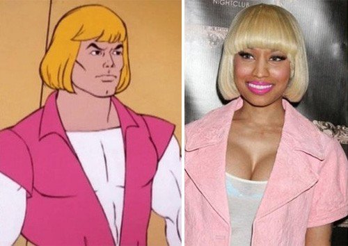 PS: he-man is on the right - meme