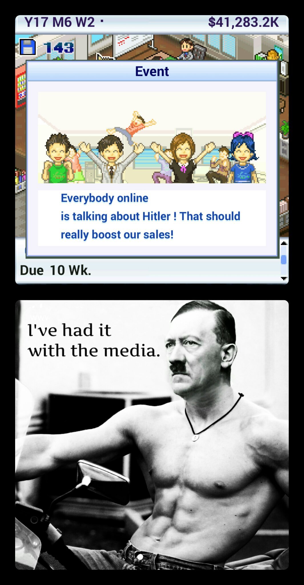 Leave Hitler alone.. - meme