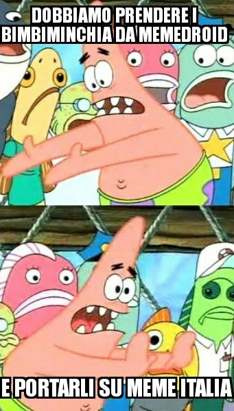 Ascoltate Patrick - meme