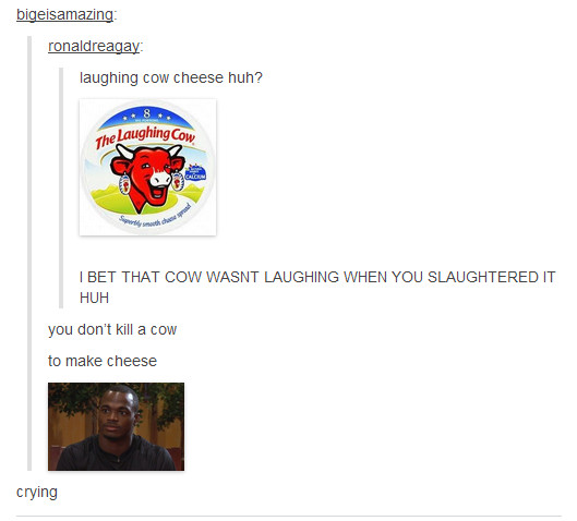 Can't spell slaughter without laughter - meme