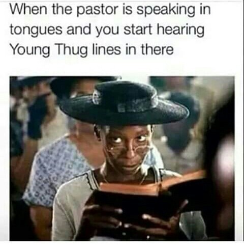 Young Thug is an idiot - meme
