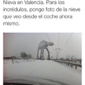 Nieve en Valencia