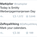 "Mark" your calendars
