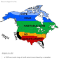 A map for America by a canadian