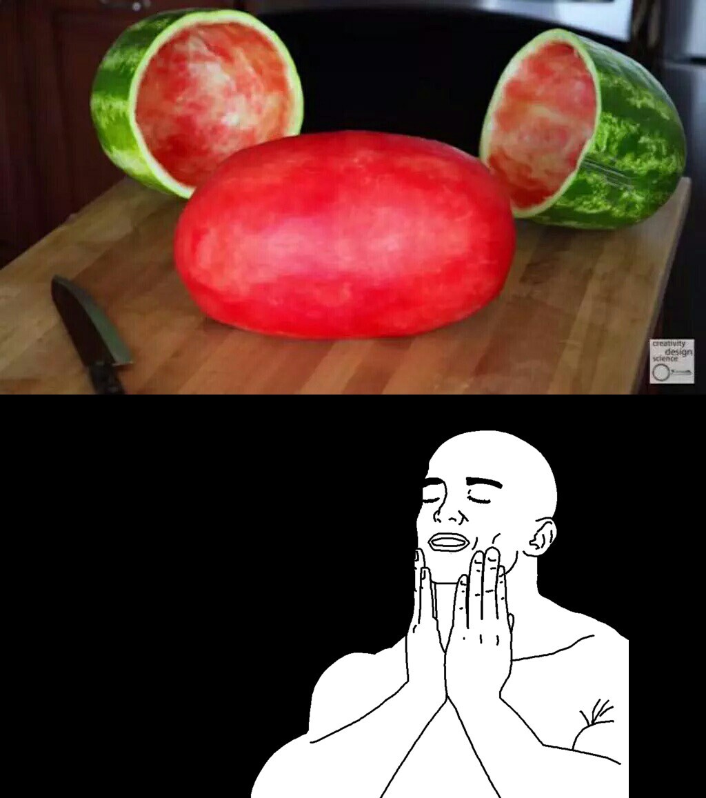 Tittle is watermelon - meme