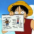 Luffy comparing himself to other pirates