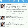 Gavin is being cheeky once again
