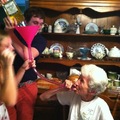 Grandma sure knows how to party...