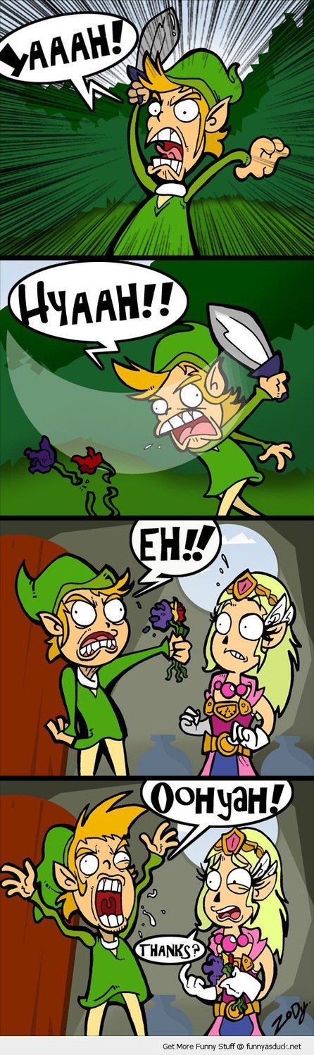 Link es un loquillo - meme