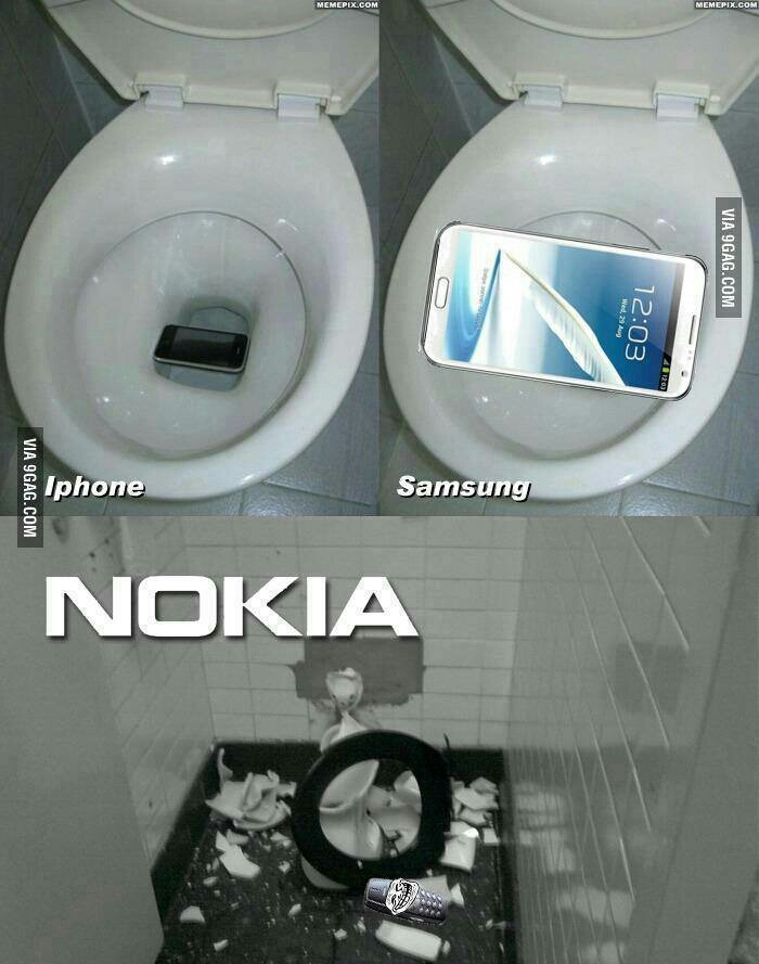 power of Nokia - meme