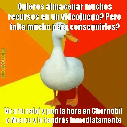 El pato consejero :v - meme