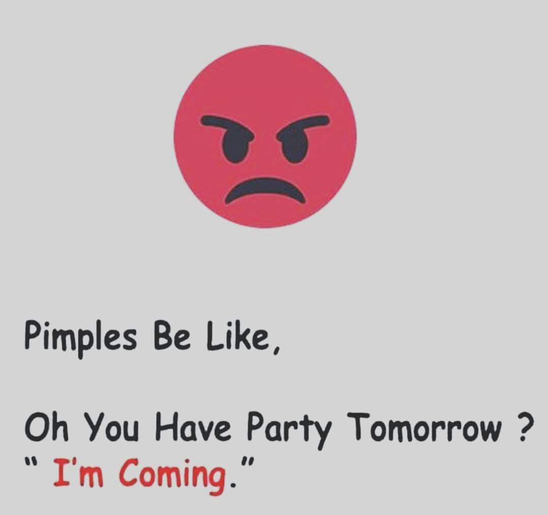 pimples.. - meme