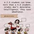 I'm a 2.0 student, who else?.....