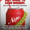 Diet soda causes diabetes