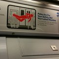 No pole dancing in NYC subway cars