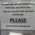 Please save the bacon