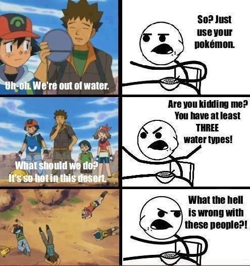 Use your water types kids - meme