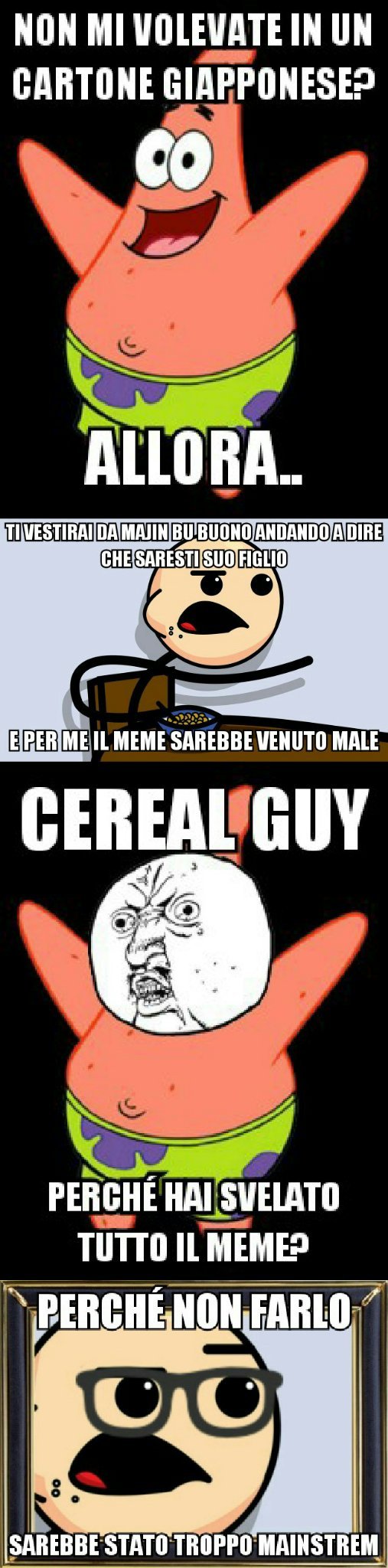 Spero vi piaccia, in questo meme cito l'Hipster Cereal Guy