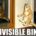 Invisible bike..