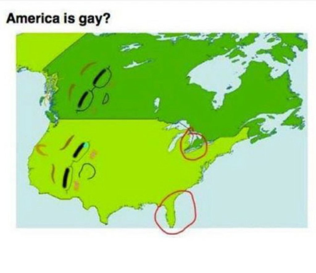 America is gay? - meme