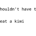 I can't eat a kiwi properly