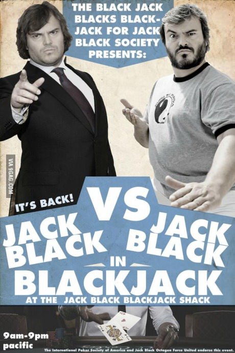 Black jack jack black - meme