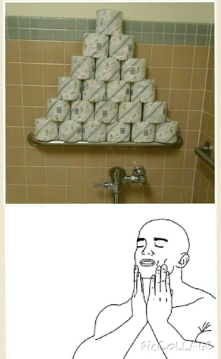 The ideal bathroom - meme