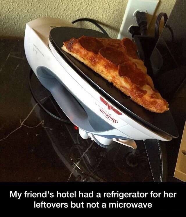 When you improvise a microwave you get this - meme
