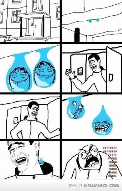 troll water drop - meme