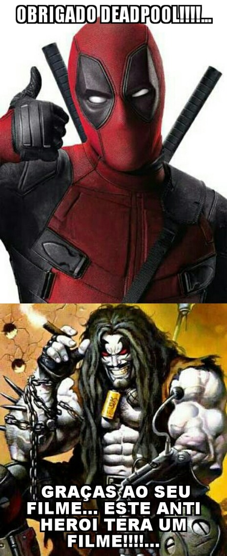 Lobo>>>>>>>>>>>>Deadpool... choro livre! - meme