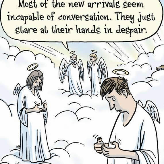 Our generation in heaven. - meme