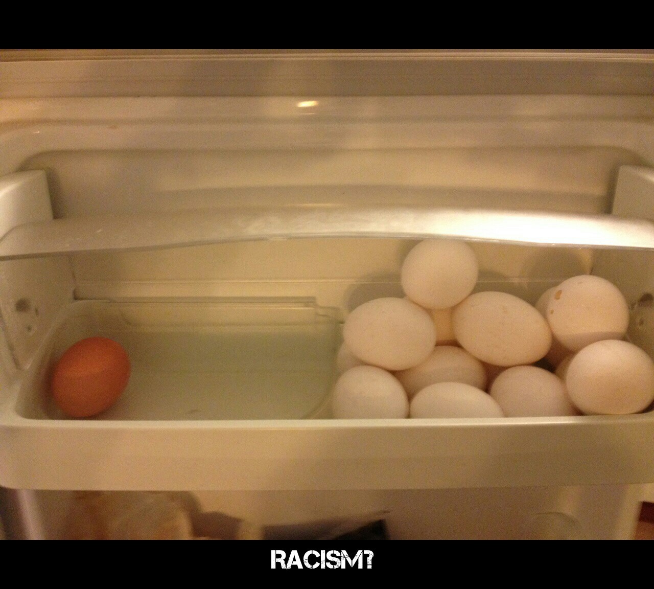 eggs racist - meme