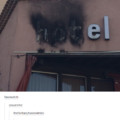 That hotel is on fire!