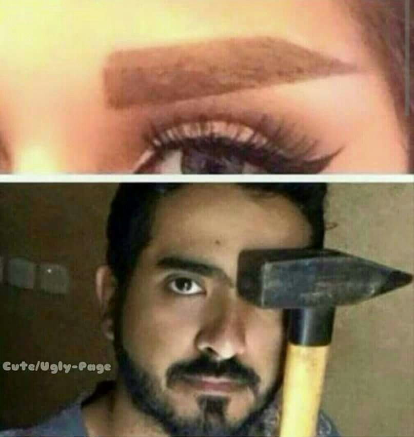 hammer eyebrow - meme