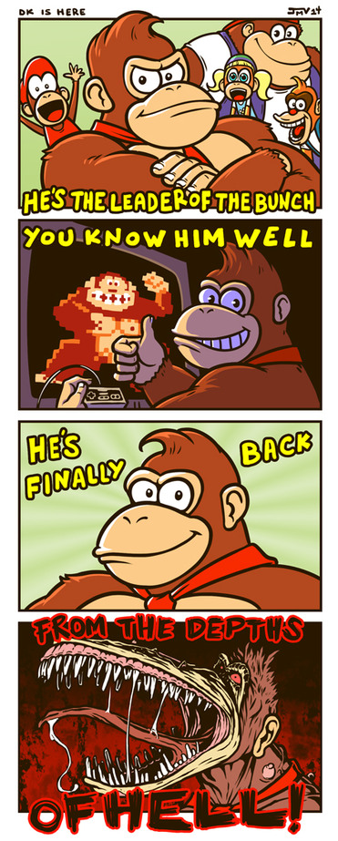 DK Donkey Kong - meme