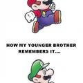 I remember Luigi more :-/