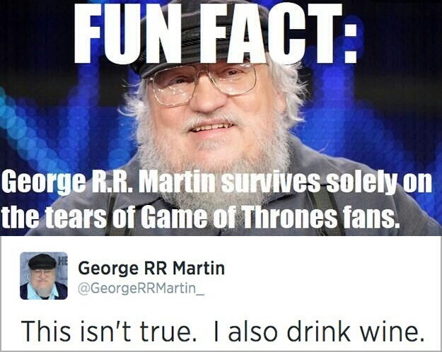 RR martin - meme