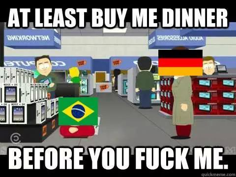 Brazil v Germany - meme