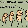 eh je suis poursuivis par des singes :/