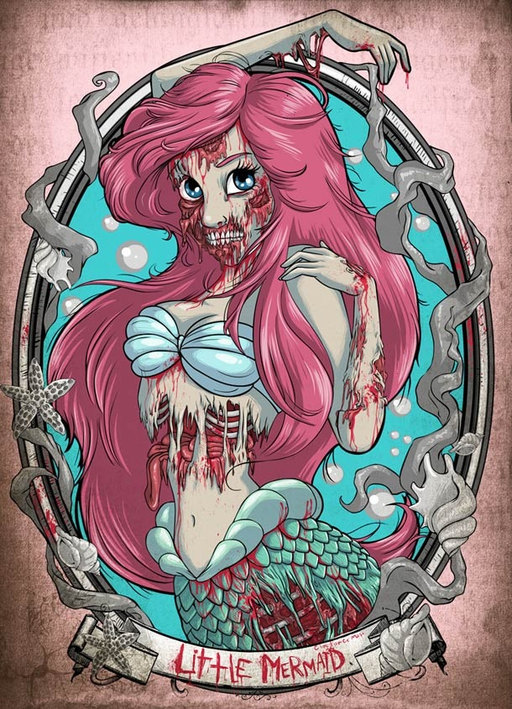 Ariel Zombie - meme