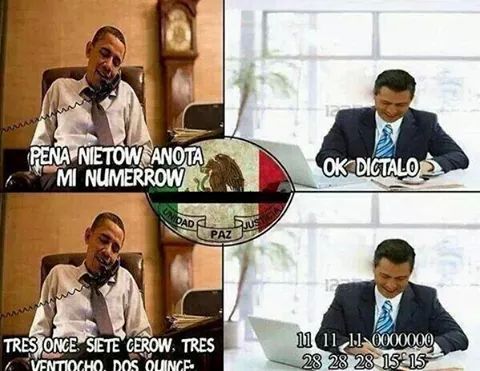 presidente eeuu y mexico - meme