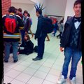 This guy at my school did this with his hair B)