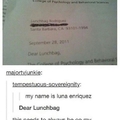 Dear Lunchbag