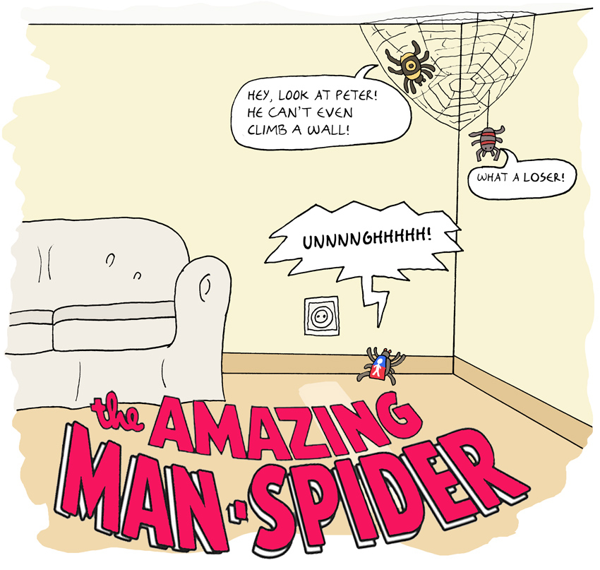 Man-spider - meme